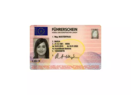 AUSTRIAN DRIVER’S LICENSE