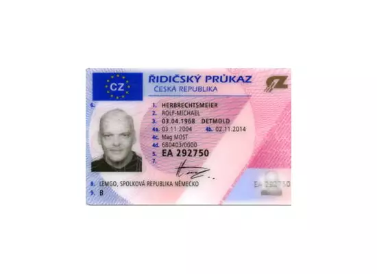 CZECH REPUBLIC DRIVER’S LICENSE