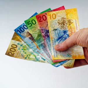 Swiss Francs (CHF) Banknotes